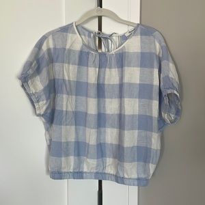 Gingham bubble top